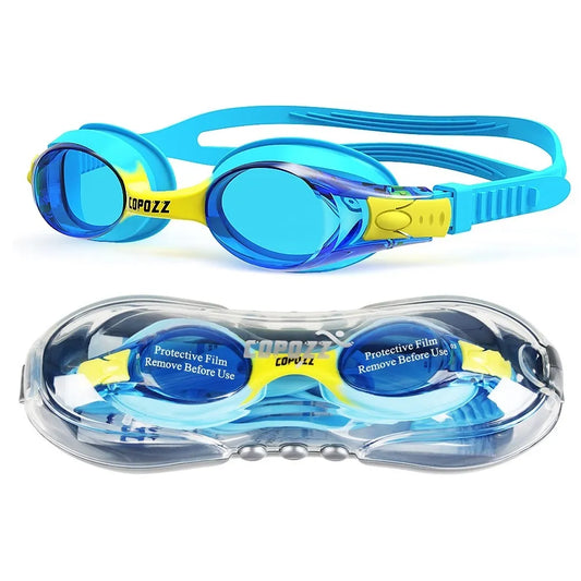 Kinder Schwimmbrille Anti-Fog UV-Schutz farbige Gläser