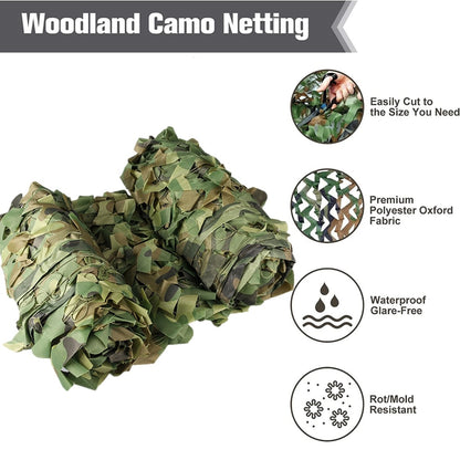 Camouflage Tarnnetz Zelt Shelter Versteck Markise Sonnenschutz Plane Outdoor Auto