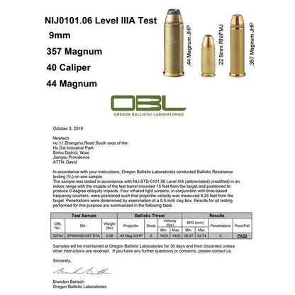 Ballistische Schutzweste Level 3a