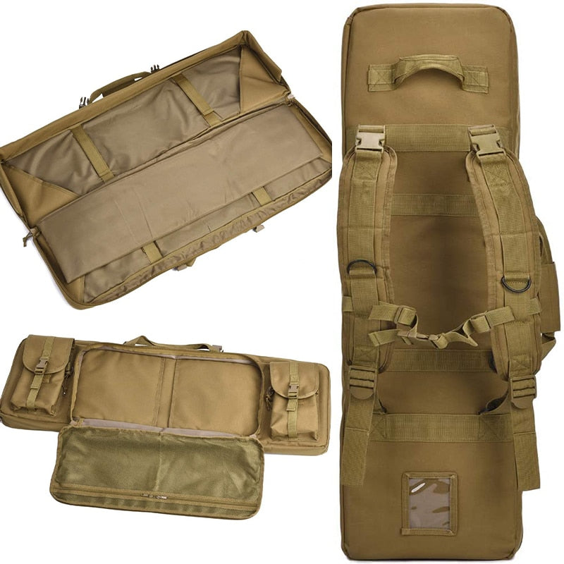 Taktische Waffen Tasche Koffer Rucksack tactical rifle bag Langwaffen 2 Fächer Molle System Transport - wasserdicht