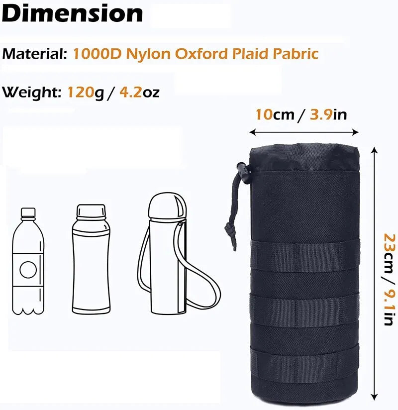 Taktische Wasserflaschen Tasche Molle System Militär Outdoor