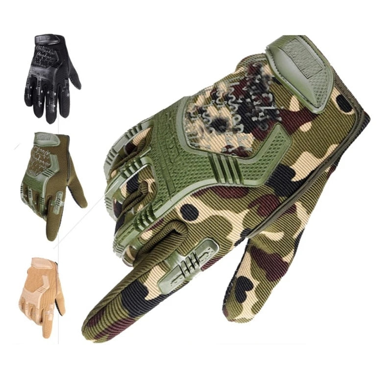 Taktische Outdoor Handschuhe Knöchelschutz Militär Style Paintball Klettern Jagd